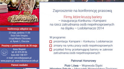 Zapraszamy na konferencję prasową do Chorzowa. Na Śląsku inaugurujemy Lodołamacze 2014