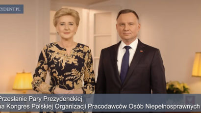 Wides.pl: Przesłanie Pary Prezydenckiej na Kongres Polskiej Organizacji Pracodawców Osób Niepełnosprawnych