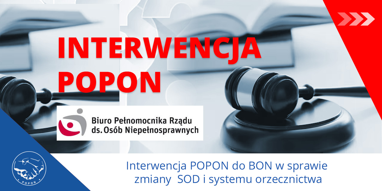 Ważny apel od POPON do Ministra Łukasza Krasonia w sprawie zmiany SOD i systemu orzecznictwa – Interwencja POPON (10.07.24)