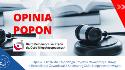 Zdrowie, Nasze Sprawy: Opinia POPON do projektu nowelizacji ustawy o rehabilitacji