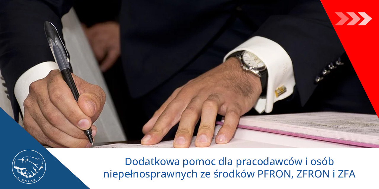 Rozporządzenie Rady Ministrów z dnia 16.09.2024 r. – dodatkowa pomoc dla pracodawców i osób niepełnosprawnych ze środków PFRON, ZFRON i ZFA w związku z usuwaniem skutków powodzi