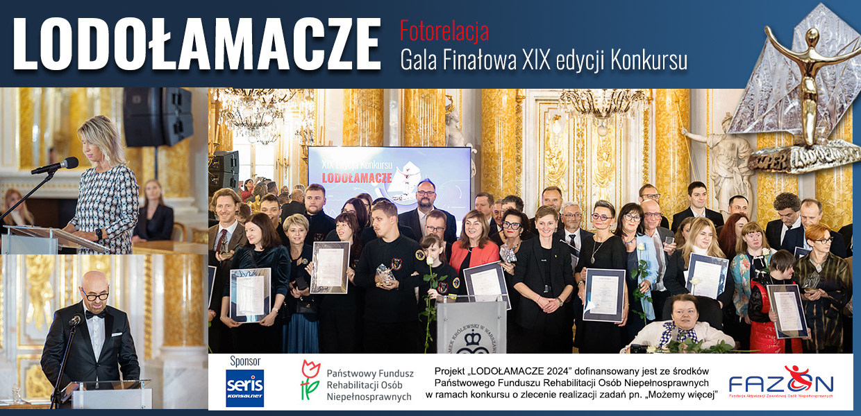 Relacja fotograficzna – Gala finałowa XIX edycji Konkursu LODOŁAMACZE 2024  17.10.2024 r.  Zamek Królewski w Warszawie