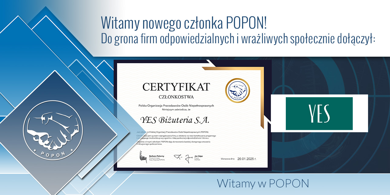 WITAMY NOWEGO CZŁONKA POPON